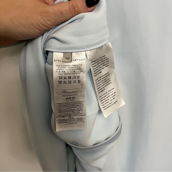 Stella McCartney Stretch Crepe Cape Dress Size 38 US 2-4 NWOT - Picture 12 of 14